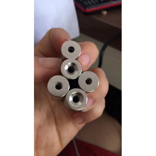 10 viên nam châm câu cá 10x3 lỗ 4mm
