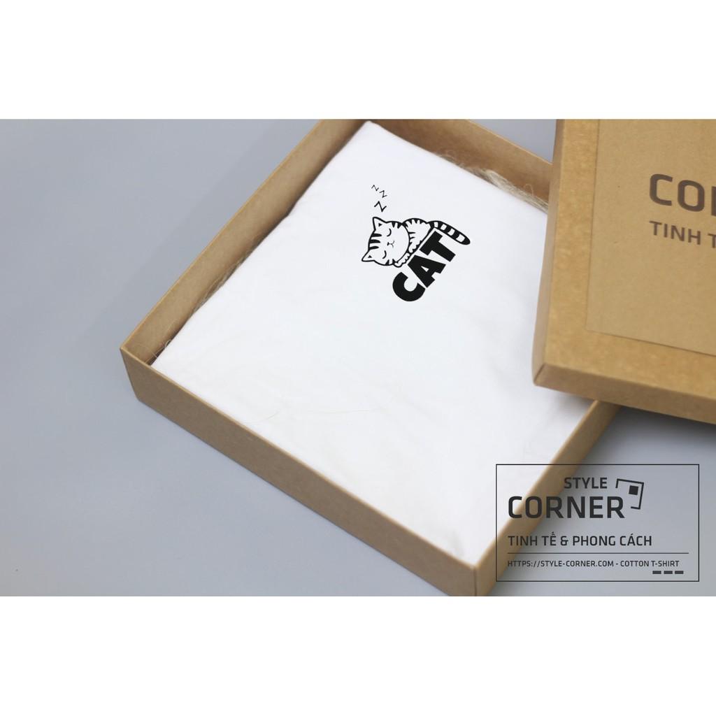Áo thun Cotton 4 chiều Siêu mát Style Corner Mèo nhỏ