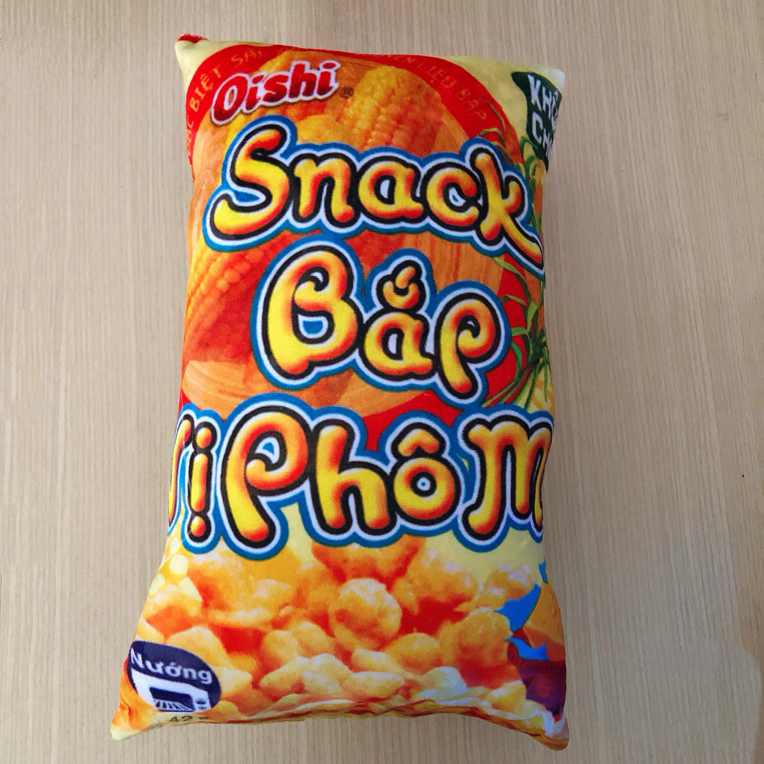 Gối hình bánh snack cho bé