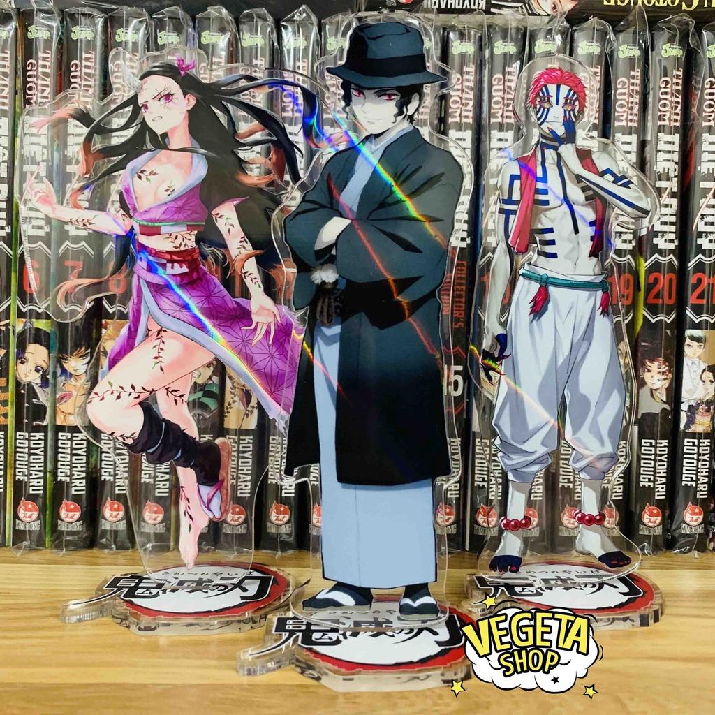 Mô Hình Tượng Standee Acrylic Mica 2 mặt - Thanh Gươm Diệt Quỷ - Kimetsu No Yaiba Daki Muzan Tamayo Akaza Douma Rui Enmu