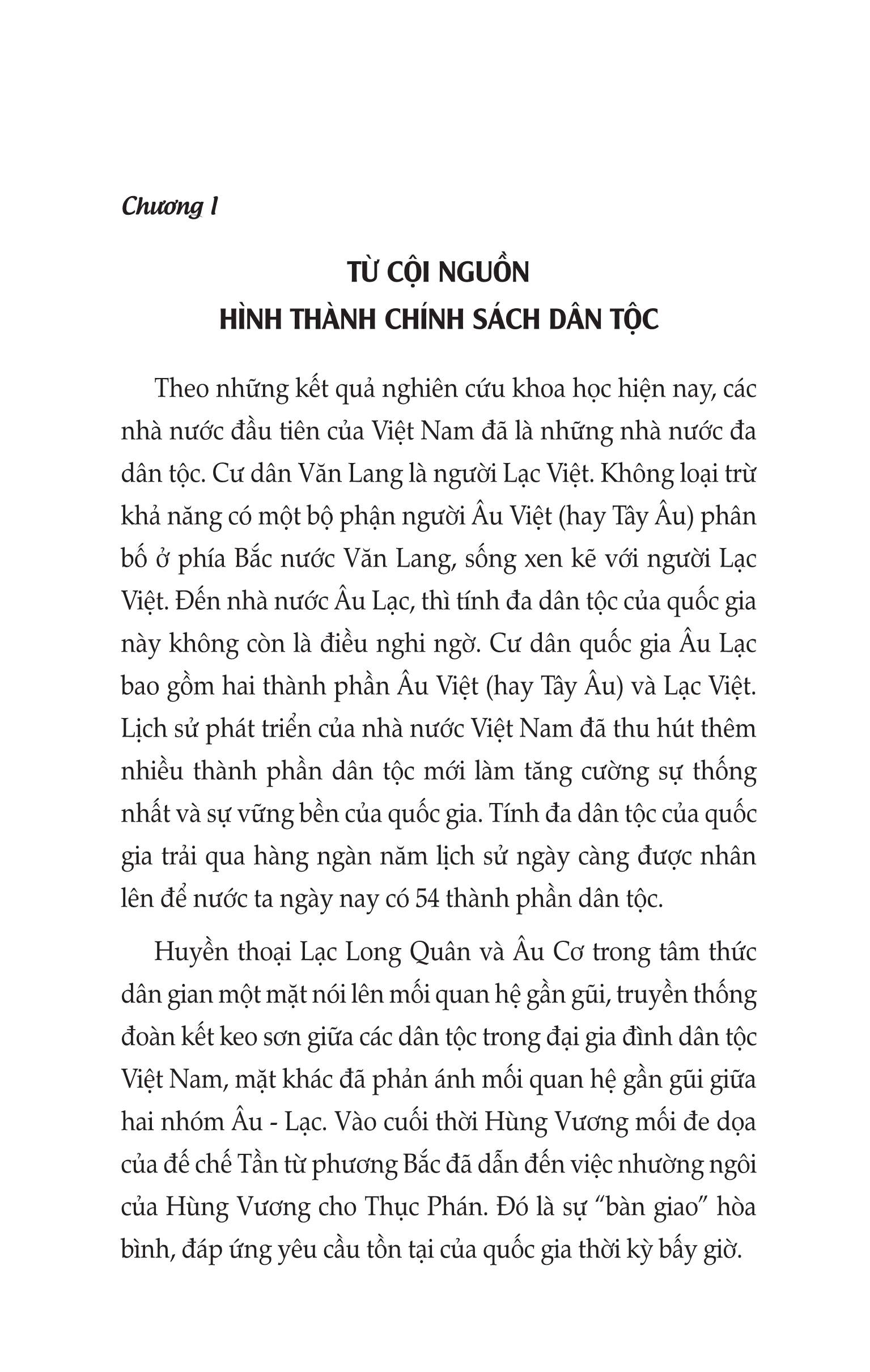 Cội Nguồn Chính Sách Dân Tộc Việt Nam