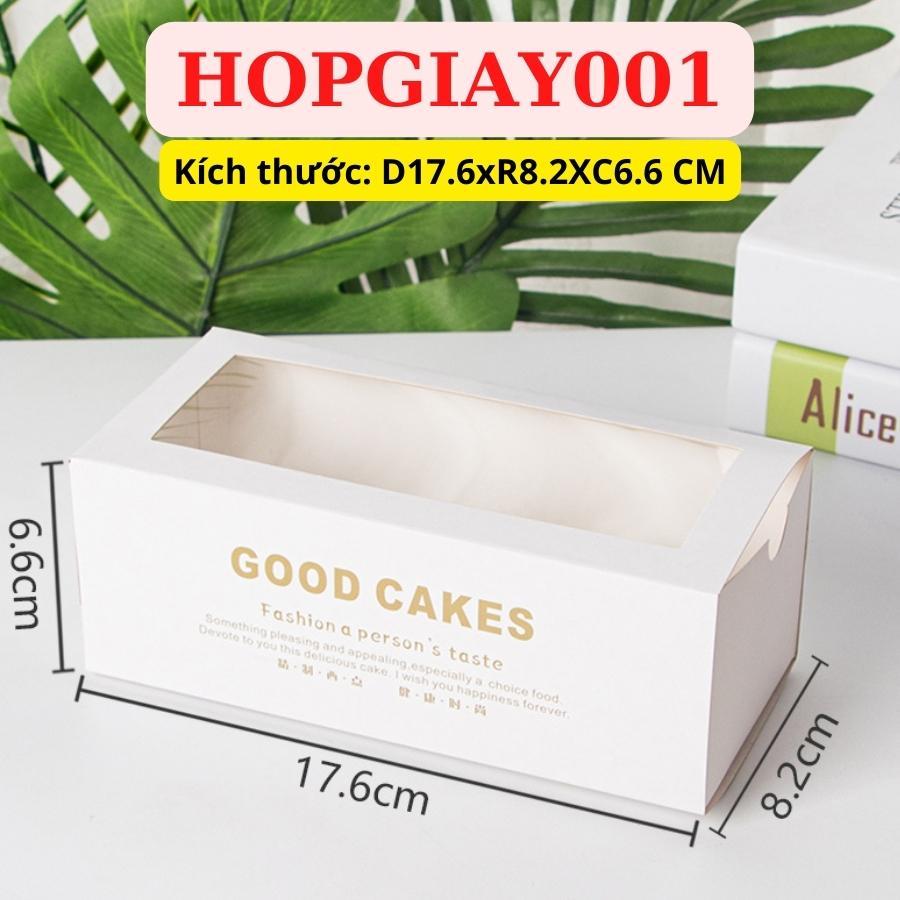 Hộp Đựng Bánh Bằng Giấy Đựng Bánh Mì Quy Cookie Kẹo Phụ Kiện Trang Trí