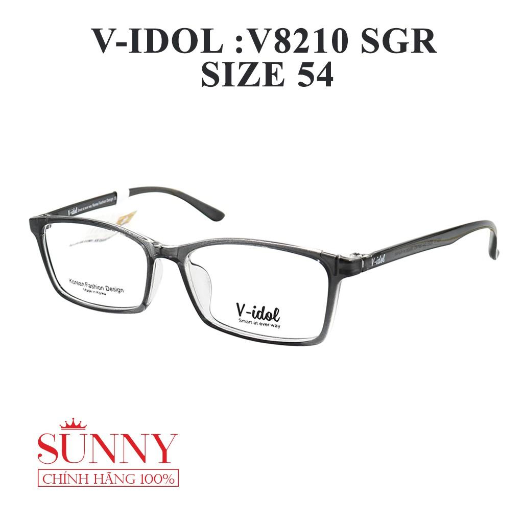 Gọng kính nam nữ nhựa vuông Vidol V8210 nhiều màu