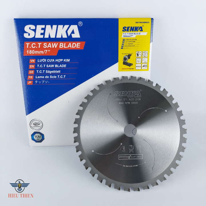 Lưỡi cắt sắt hợp kim 180mm 38 răng SENKA