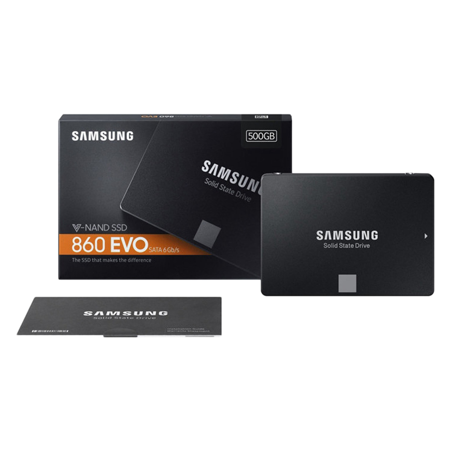 Ổ Cứng SSD Sata III 2.5 inch 500GB Samsung 860 Evo MZ-76E500BW - Hàng Chính Hãng