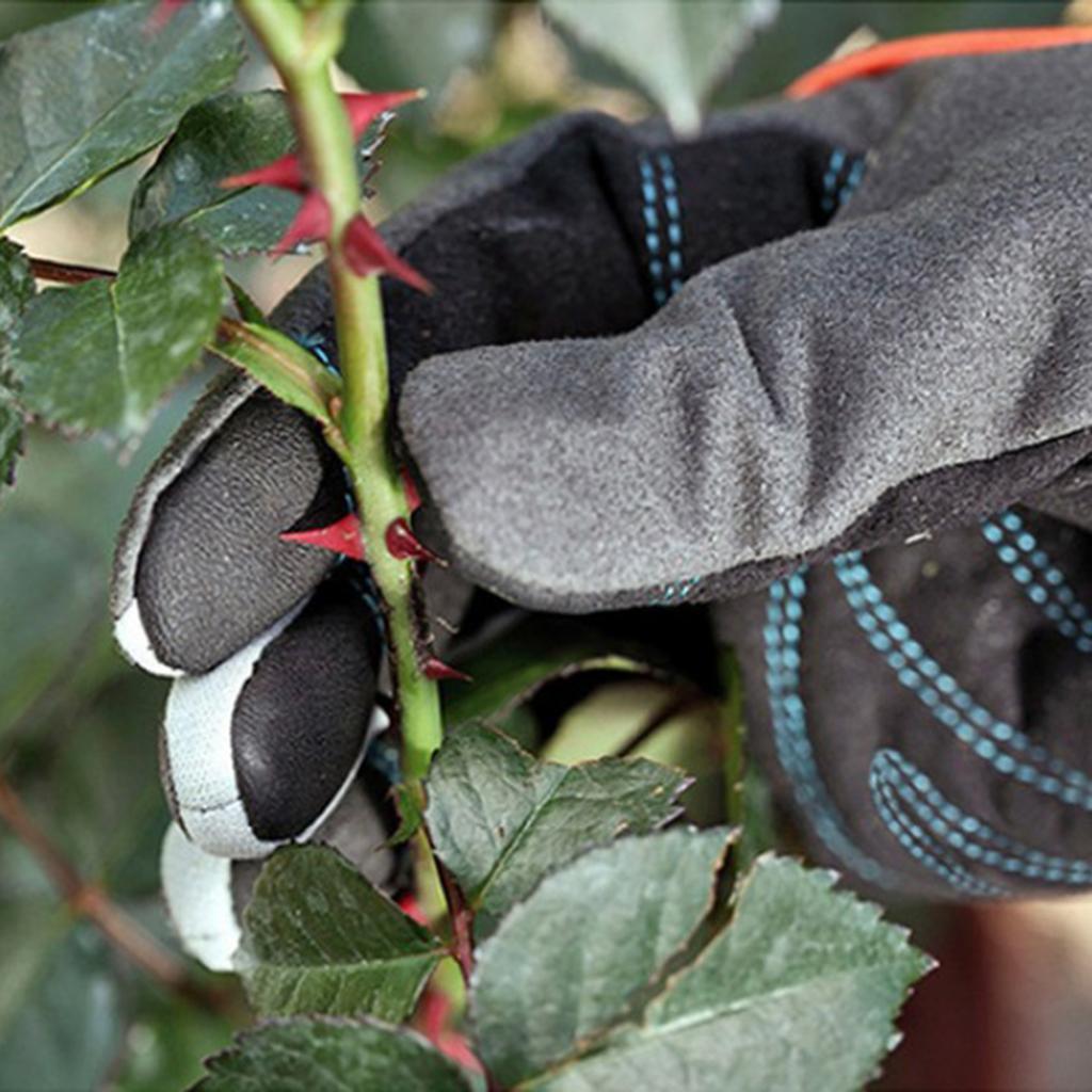 2 Pairs Long Gardening Gloves Oxford Clot/ Resistant Gloves Pink