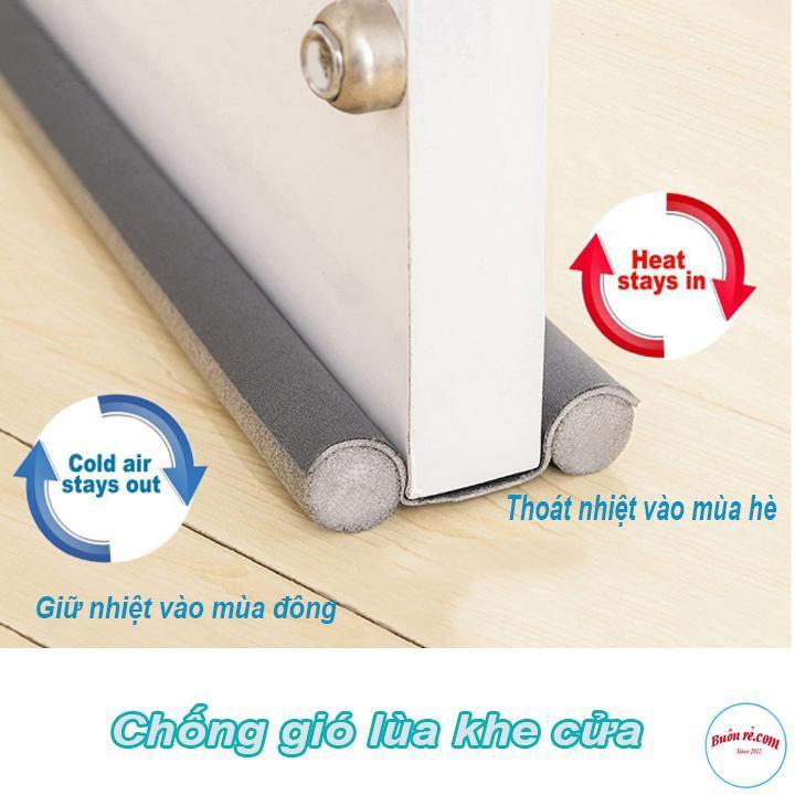 Thanh Nẹp Xốp Chặn Khe Cửa LOẠI 1 DÀI 93CM Chống thoát khí điều hòa, chắn bụi bẩn, ngăn côn trùng,... - 00813