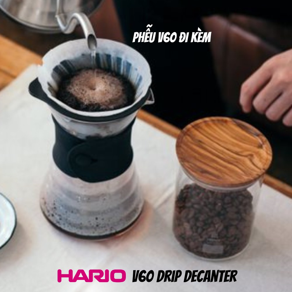 Bình Pha Cà Phê Nhỏ Giọt Hario V60 Drip Decanter 700ml