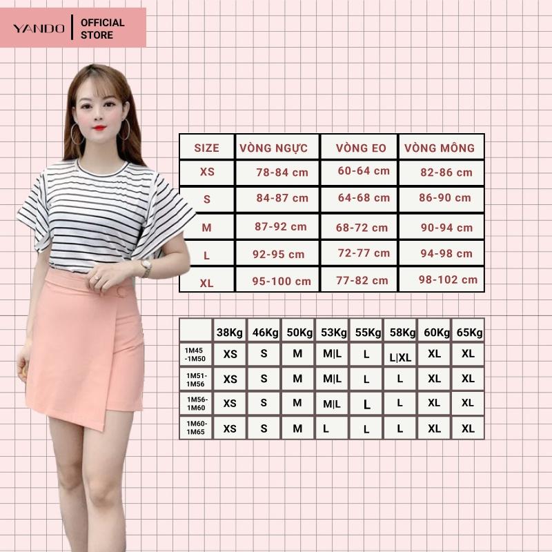 Chân Váy Quần Phối Nút YANDO CV04