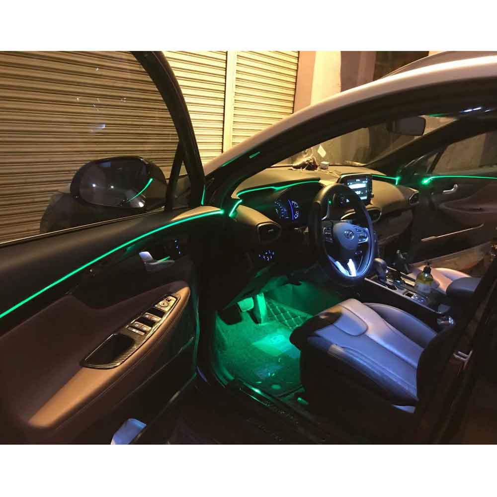 Bộ Led Viền Nội Thất, Trang Trí Nội Thất Ô Tô Nhiều Màu Nháy Theo Nhạc Độc Đáo