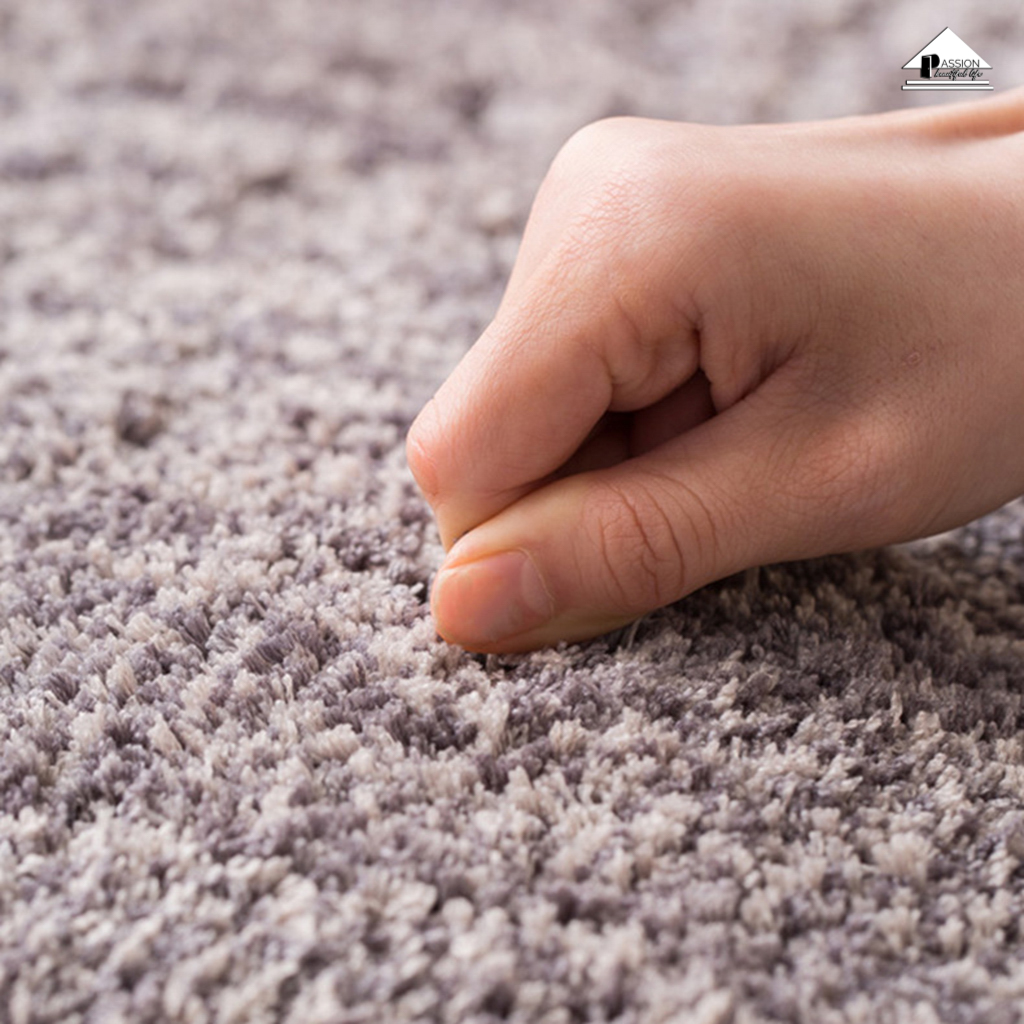 Thảm Lông Tròn Sợi Ngắn Tone Trơn Cao Cấp Phong Cách Bắc Âu