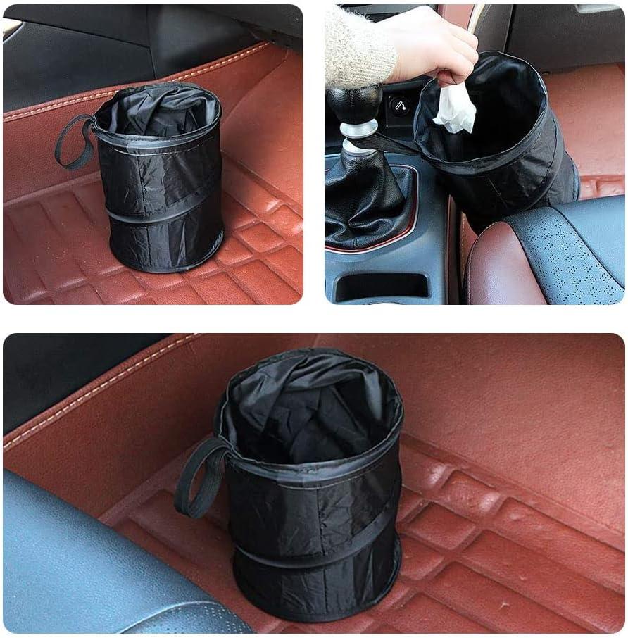 Thùng Rác Di Động Trên Xe Hơi 2 Cái Thùng Rác Không Thấm Nước Đa Năng, Túi Lưu Trữ Treo Nội Thất Ô Tô, Có Thể Gập Lại,