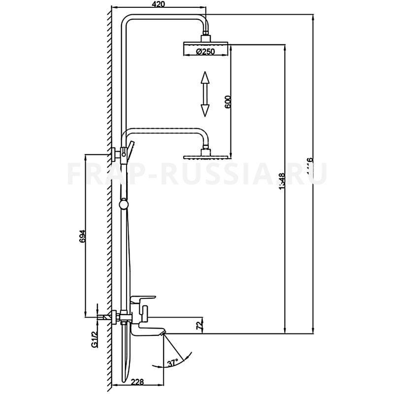 SEN TẮM CÂY NGA FRAP F2417 - BỀN BỈ - BÁT SEN CAO CẤP