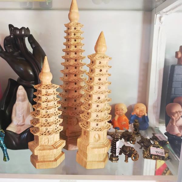Tháp Văn Xương gỗ ĐÀO 7,9,13 tầng phong thủy