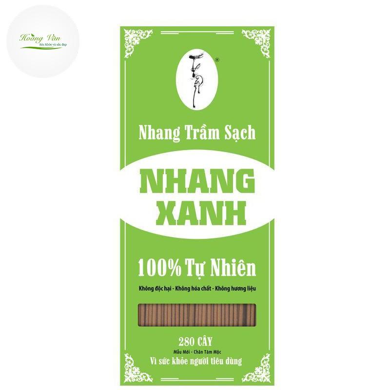 Nhang Xanh Trầm Hương - Cao 20cm Hộp 200 gram