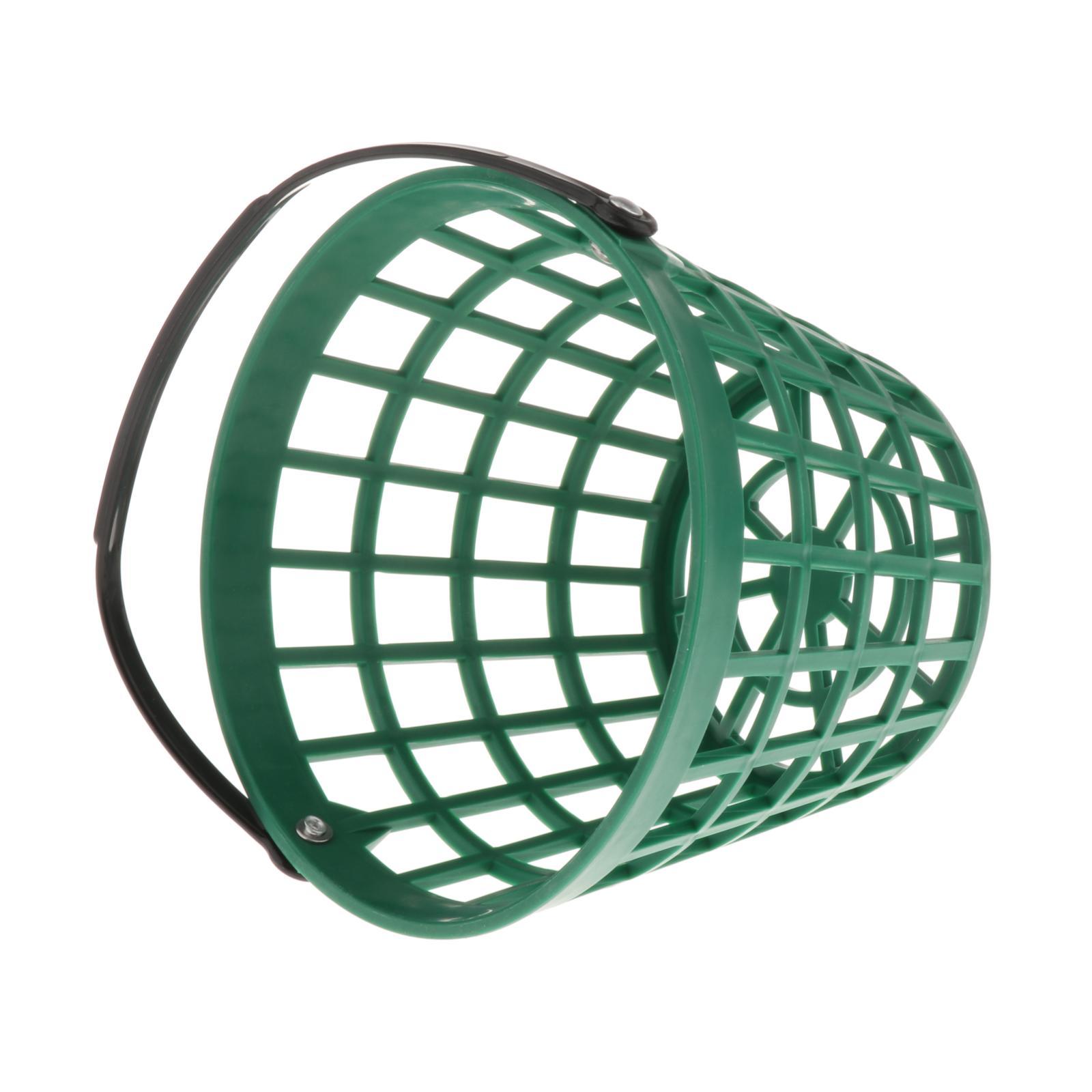 Unbreakable Golf Ball Basket, Golfball Container with Handle Ball Holder Contains 25/50/100 Balls Range Accessories