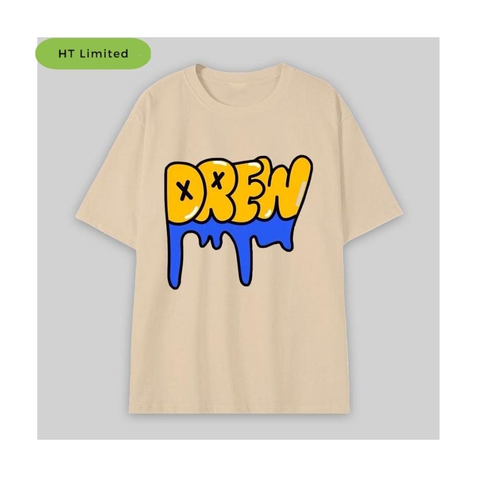 Áo thun thiết kế Unisex Drew Graffity, Cotton Cao Cấp 100%