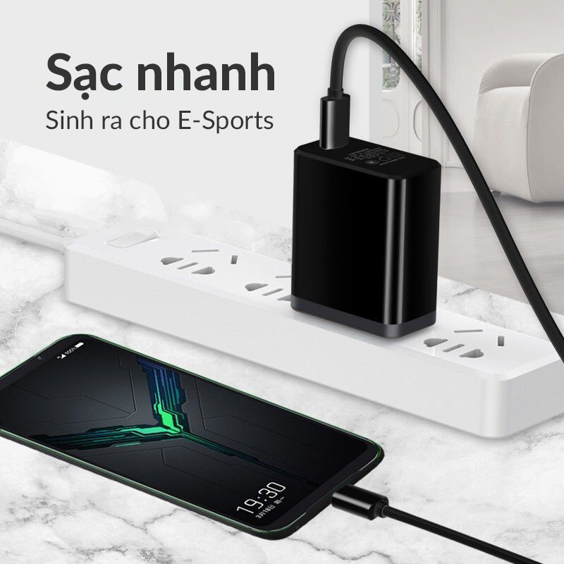 Củ Sạc Nhanh Black Shark 27W MDY-10-EH 【Bảo Vệ Đa Chức Năng ◆ QC 4.0 ◆ Chip Quản Lý Điện Năng Thông Minh】 - Hàng Chính Hãng