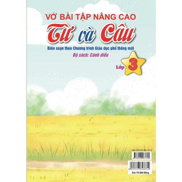 Sách - Vở Bài Tập Nâng Cao Từ Và Câu Lớp 3 - Biên Soạn Theo Chương Trình GDPT Mới - Bộ Cánh Diều - Ndbooks