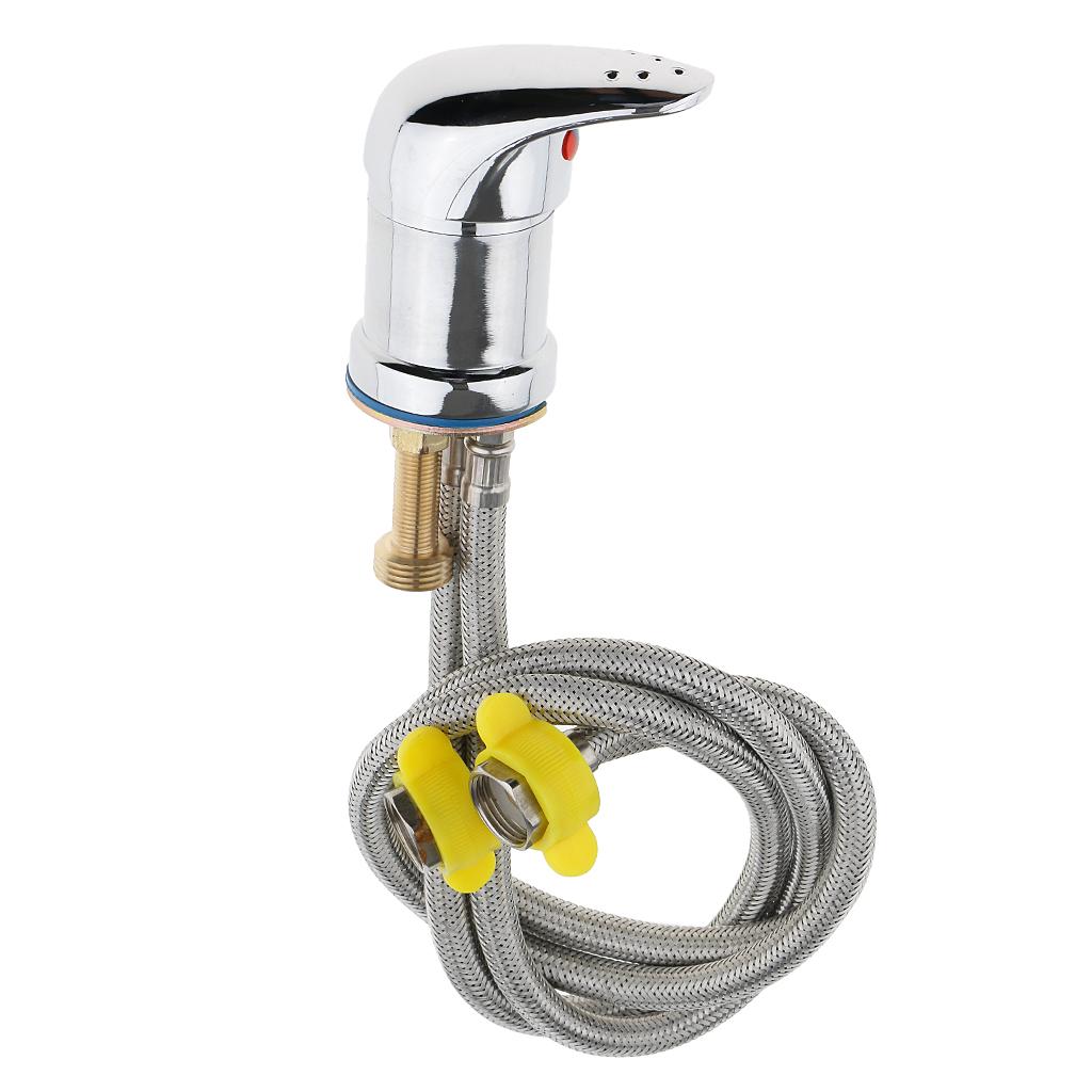 2x Hot & Cold Faucet Kit Salon Backwash Shampoo Bowl Sink Replacement Parts