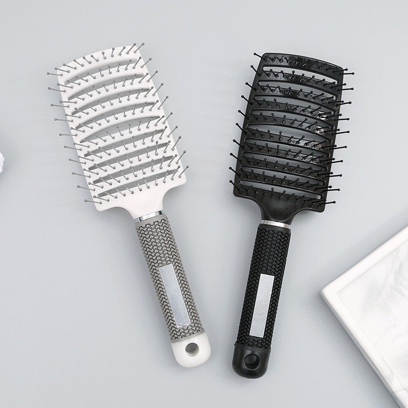 Lược gỡ rối,tạo phồng tóc,lược sấy tạo kiểu tóc bán nguyệt cỡ lớn chuyên dùng trong salon tóc