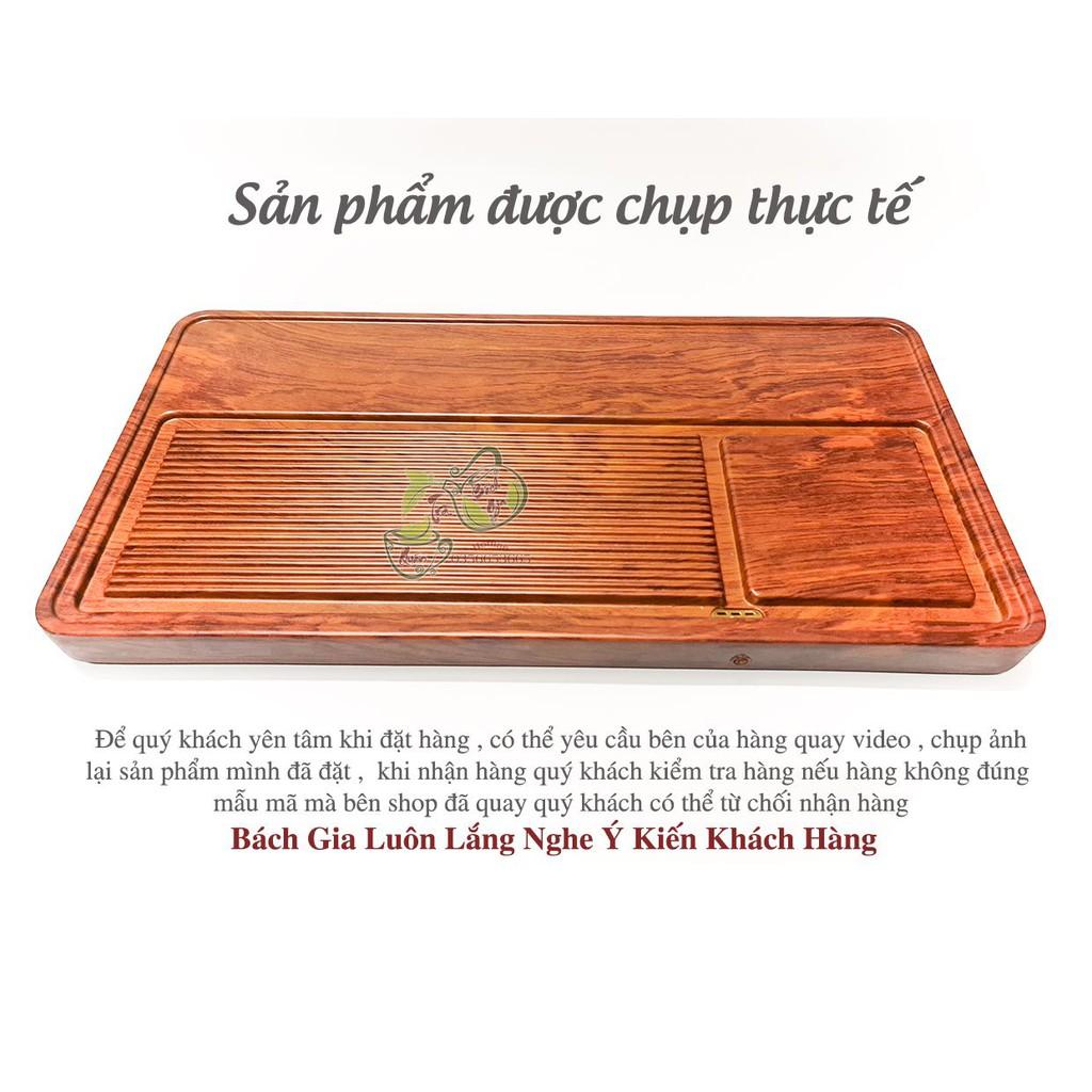 Khay Trà bakelite Nguyên Khối - Vân Cẩm Lai - Dành Cho Người Biết Chơi