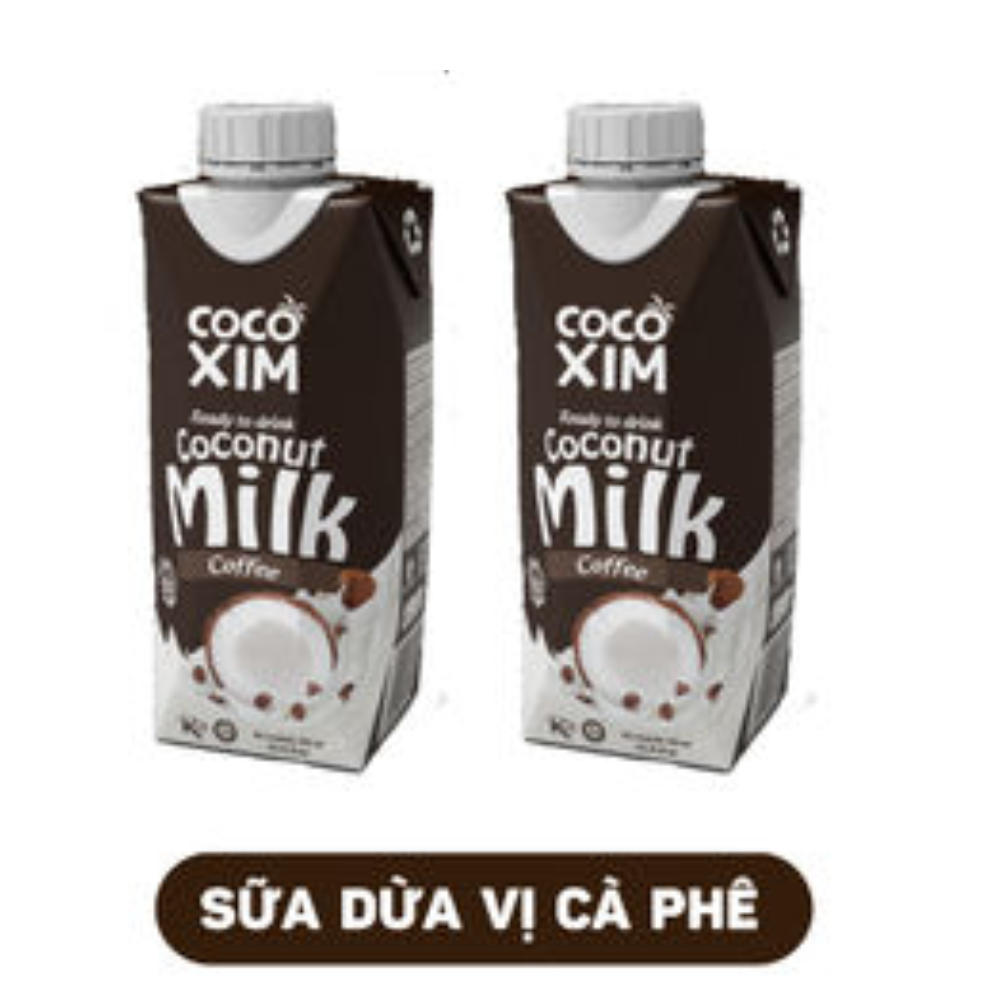 Thùng 12 hộp sữa dừa Cocoxim Cafe 330ml/hộp