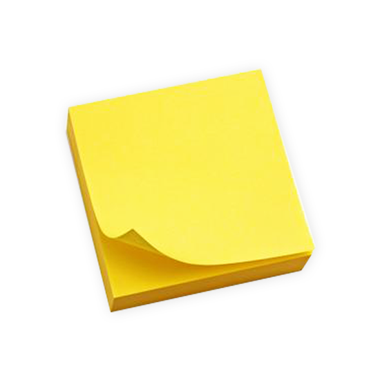 4 xấp giấy note 3x2, 3x3, 3x4, 3x5