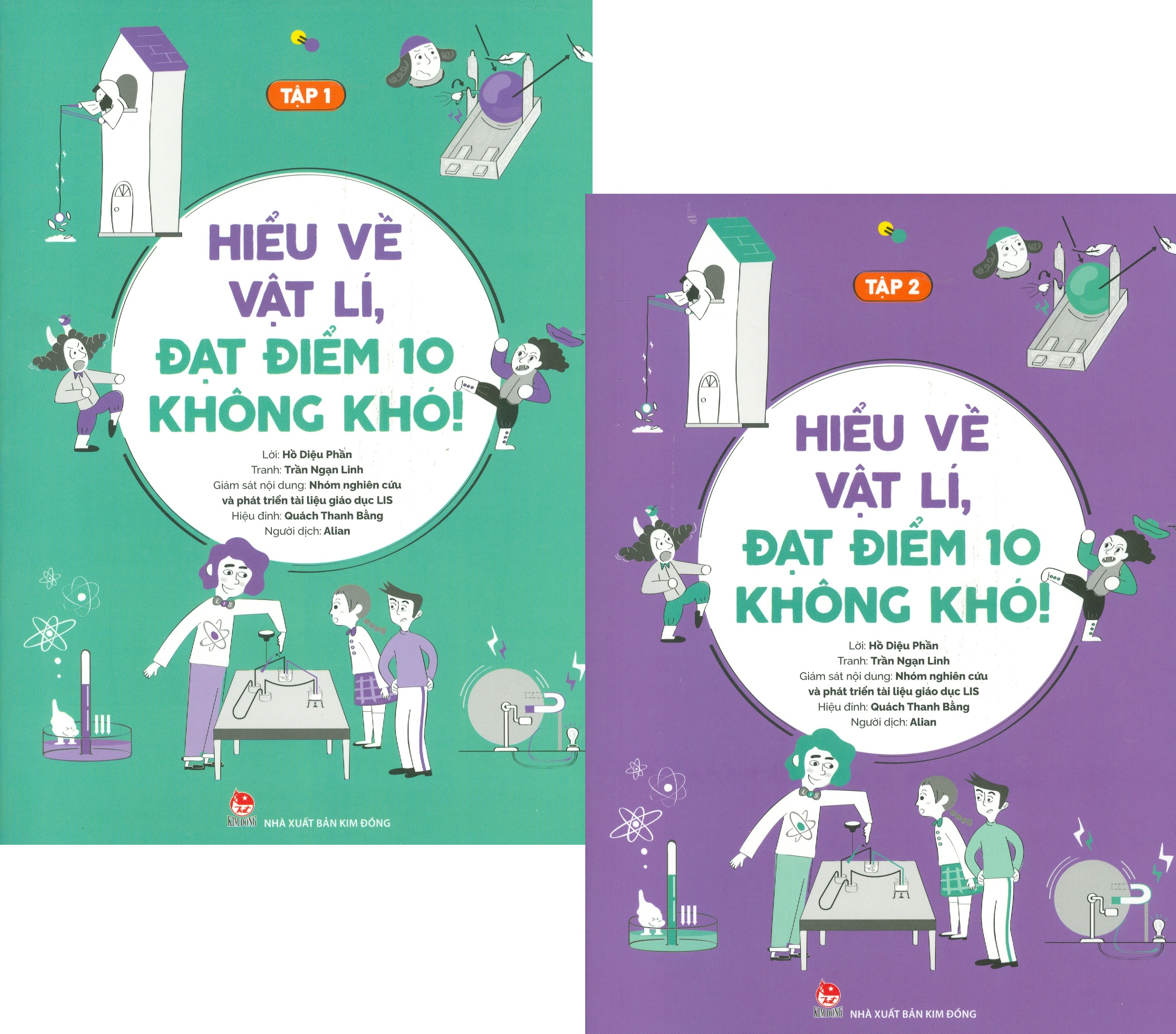 Combo HIỂU VỀ VẬT LÍ, ĐẠT ĐIỂM 10 KHÔNG KHÓ - 2 tập