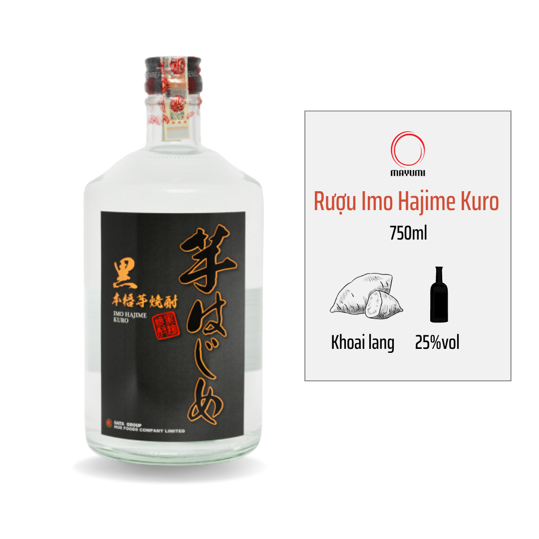 Rượu Shochu imo hajime kuro 750ml 25%