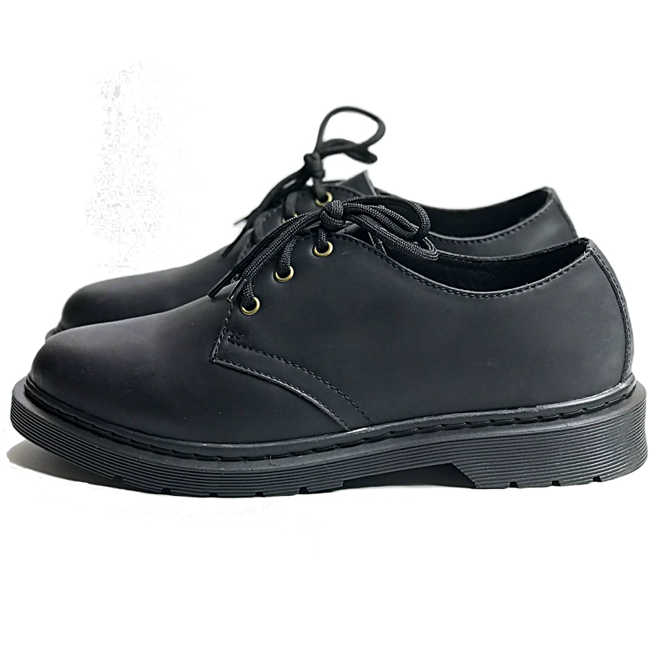 Giày tây nam Derby Dr Martens 1461 MAD wax Crazy Horse full Black cao cấp giá rẻ nhất tại hà nội bảo hành trọn đời