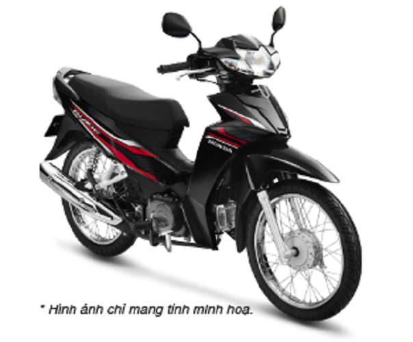 Xe máy Hond Blade 2021 - Phiên bản tiêu chuẩn: Phanh Đĩa Vành Nan Hoa