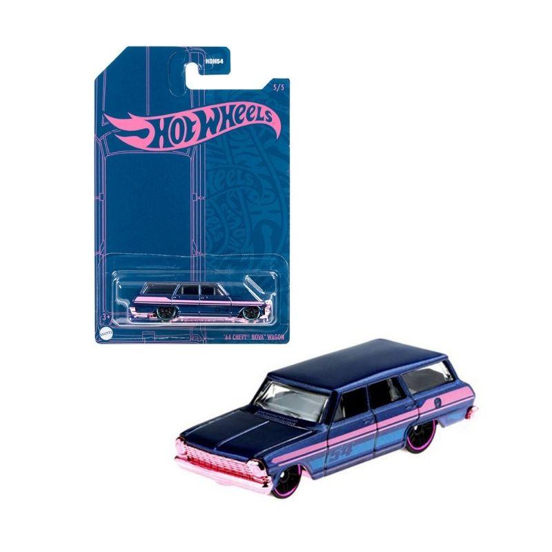 Đồ Chơi HOT WHEELS Siêu Xe Hw Phiên Bản Ngọc Trai - 64 Chevy Nova Station Wagon HDH60/HDH54