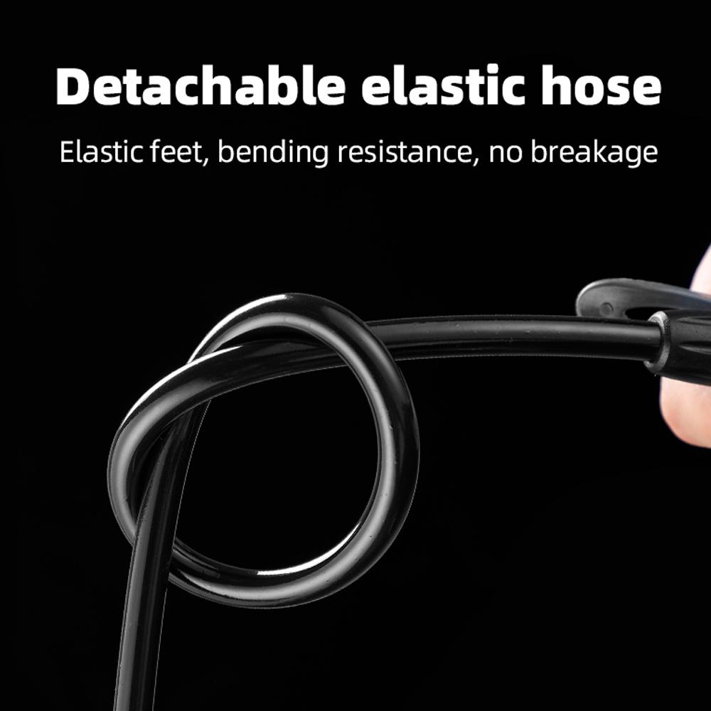 Bike Pump 120PSI High Pressure Air Pump MTB Road Bike Tire Inflator with Pressure Gauge Fits Presta & Schrader Valves