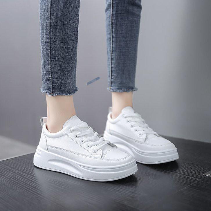 Giày Thể Thao Nữ Cổ Thấp Trắng Basic G4