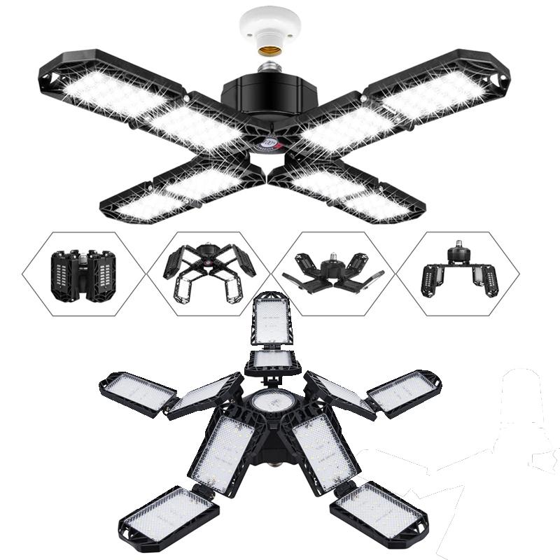 Đèn Led Nhà Để Xe Mạnh Mẽ Nhà Xưởng Kho Đèn Làm Việc Trần Gấp 15000 Lumen 150W Cho Nhà Để Xe Chiếu Sáng Công Nghiệp
