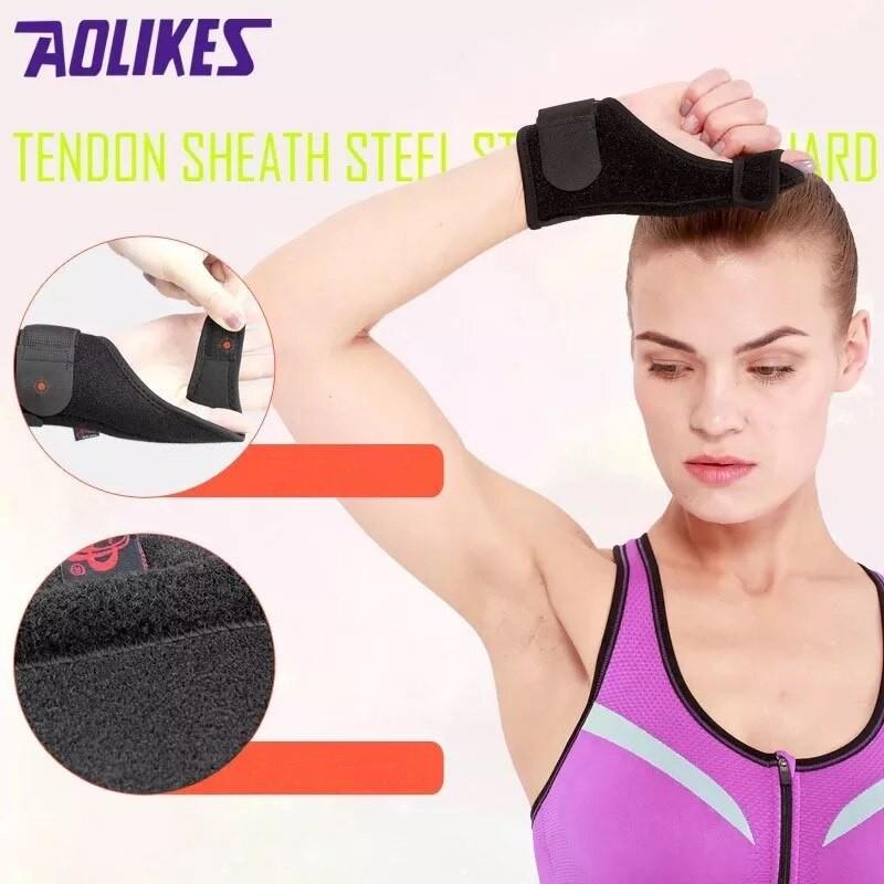 Đai nẹp cố định khớp ngón tay cái AOLIKES A-1677 thanh thép cố định chắc chắn sport wrist protector Nẹp ngón cái magic