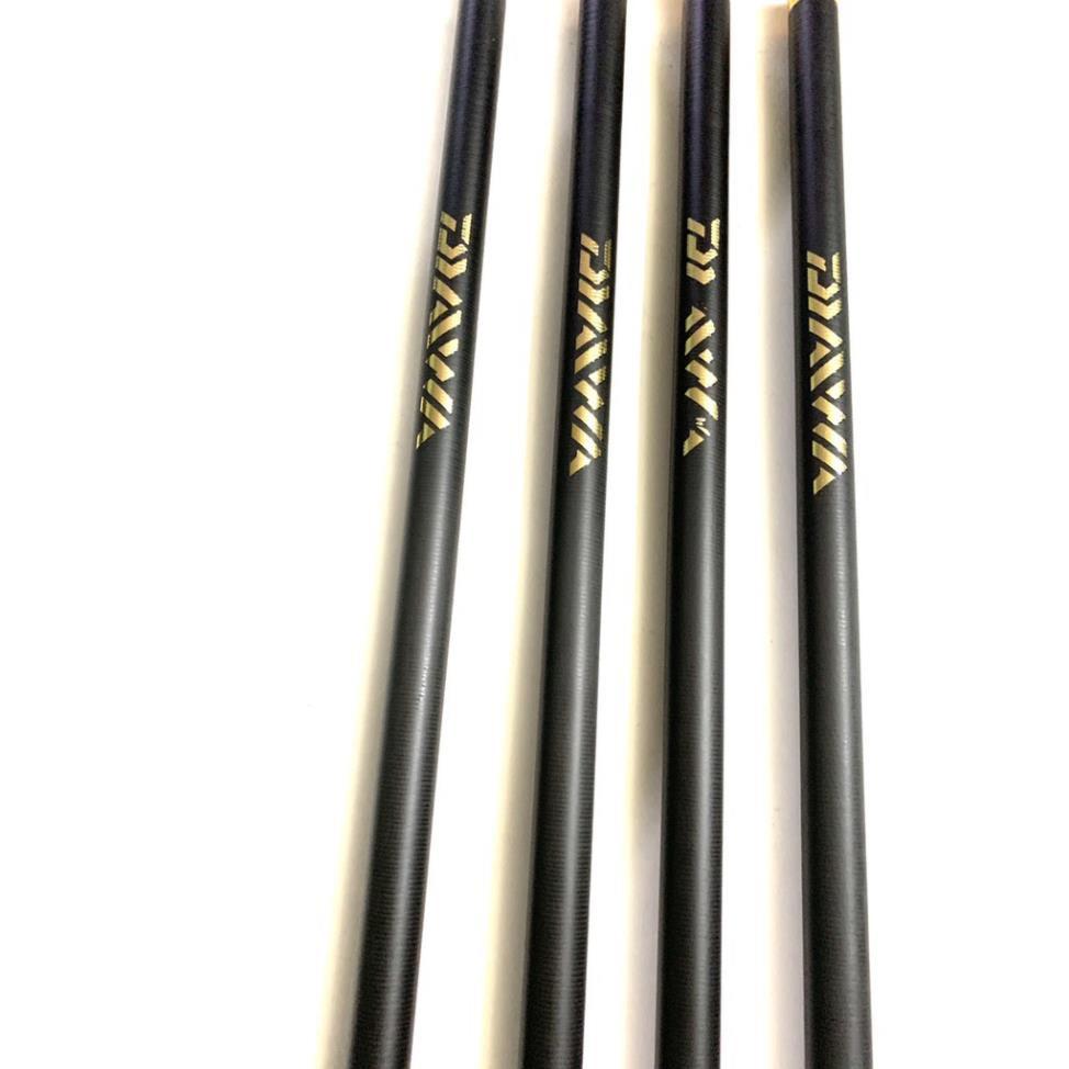 Cần Câu đơn Cần Câu Tay DAIWA 5H Đủ Size CACBON XOẮN TOÀN THÂN