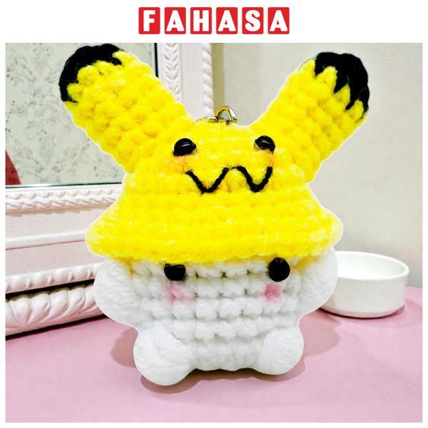 Móc Khoá Len Hình Nấm - Mẫu 8