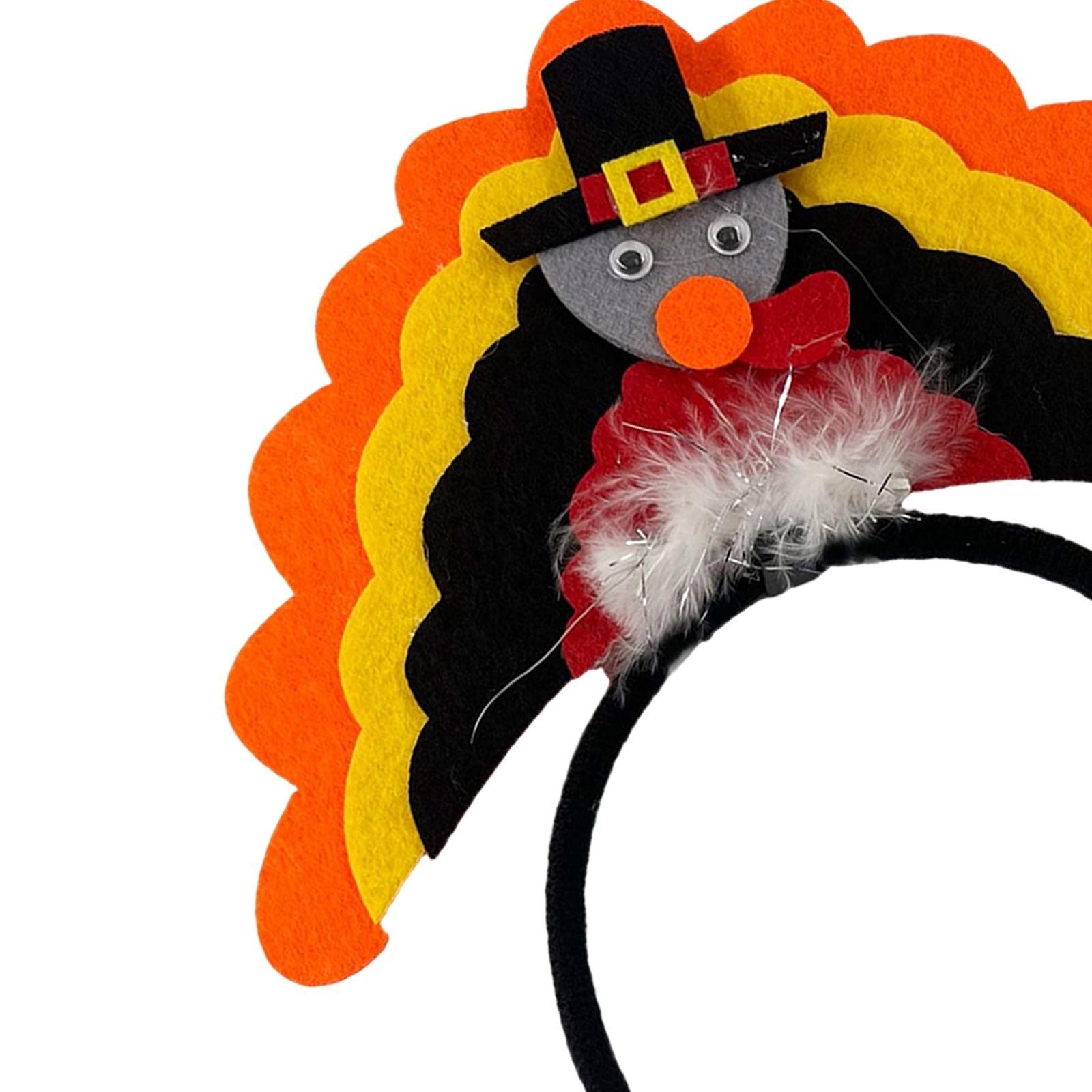 Fantasy Turkey Headband Thanksgiving Party for Holiday Accessories Carnival