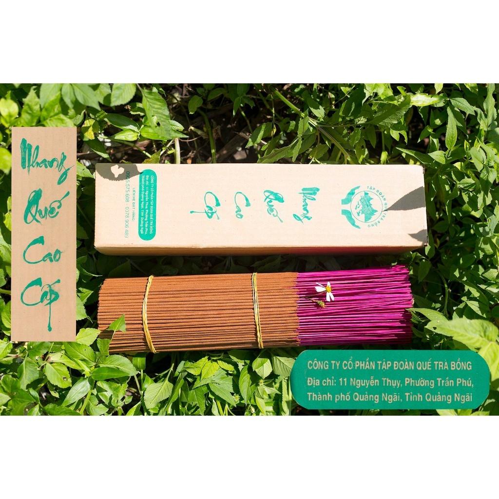 Nhang Quế Trà Bồng Đặc Biệt Size 30/38cm 1Kg - Nhang Quế Quảng Ngãi - Nhang sạch tự nhiên