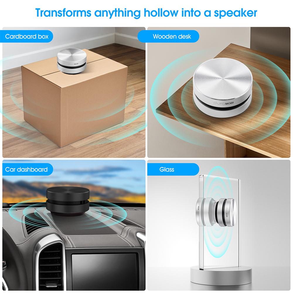 2 Pack Wirelessly BT Speaker Bone Conduction Speakers Mini Portable Loud Stereo Sound Built-in Mic Sound Box