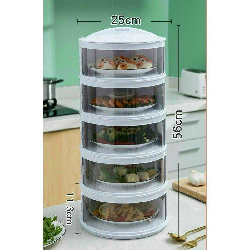 Lồng Bàn Giữ Nhiệt 5 Tầng Cao Cấp