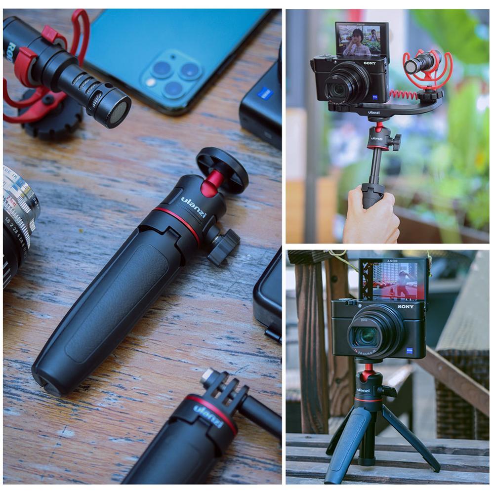 Ulanzi MT-08 Mở rộng Pole Mini Mini Monopod Mount Tay cầm tay cầm cho điện thoại