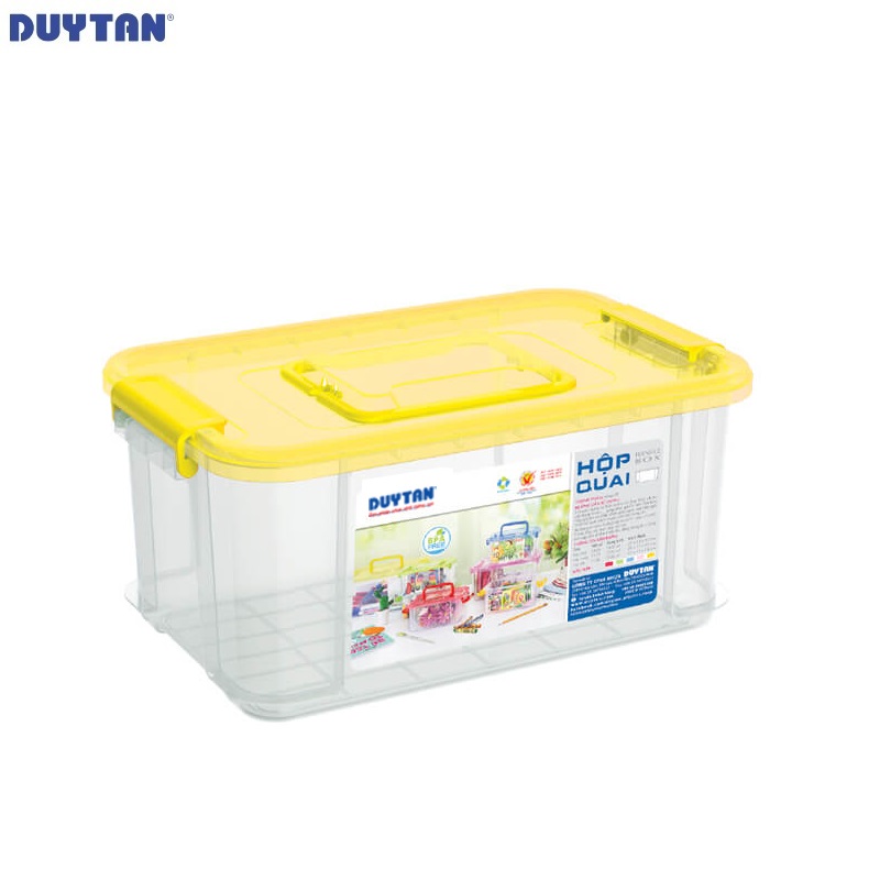 Hộp quai trung nhựa Duy Tân Matsu 3700ml (28 x 17 x 13 cm) - 05776 - Giao màu ngẫu nhiên - Hàng chính hãng