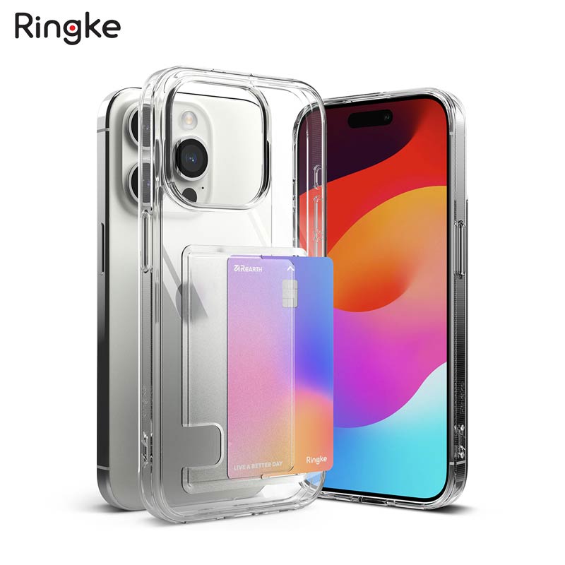 Ốp lưng dành cho iPhone 15 Pro Max/15 Pro/15 Plus/15 RINGKE Fusion Card - Hàng Chính Hãng