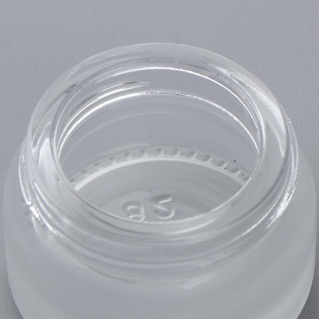 Empty Cream Jars Refillable Cosmetic Sample Bottles Glass Containers 5g