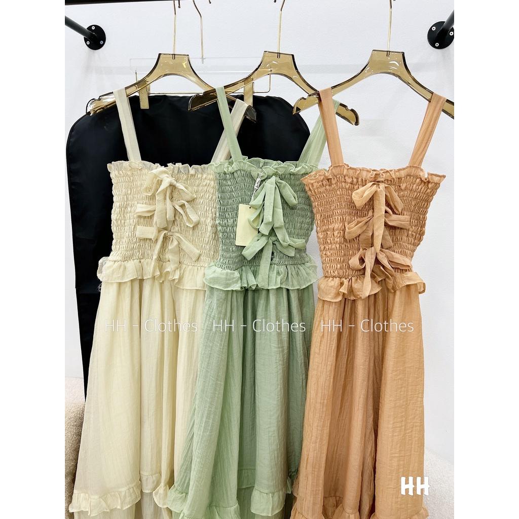 ĐẦM ĐI CHƠI, ĐẦM MAXI TƠ CHUN NƠ CÚP NGỰC 2S 2 LỚP CỰC XINH LUN Ạ