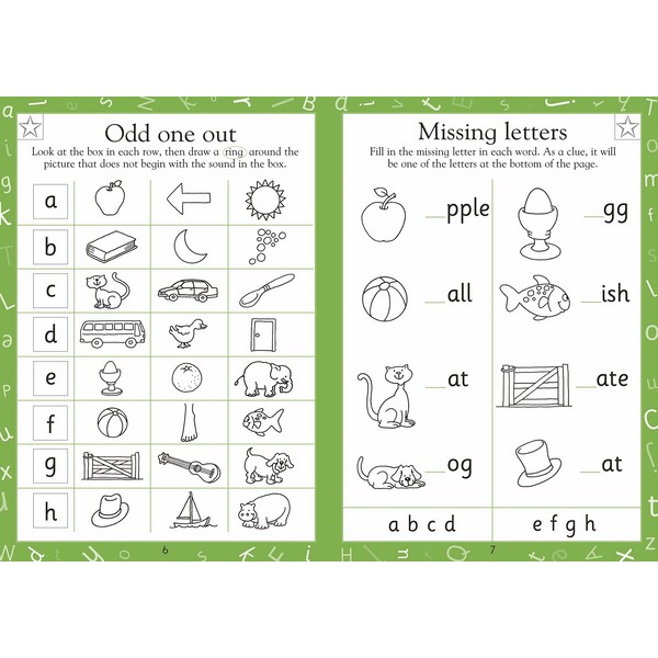 Sách : The Alphabet Preschool Ages 3-5 - Bảng chữ cái mầm non 3-5 tuổi ( Trẻ Học Sớm )