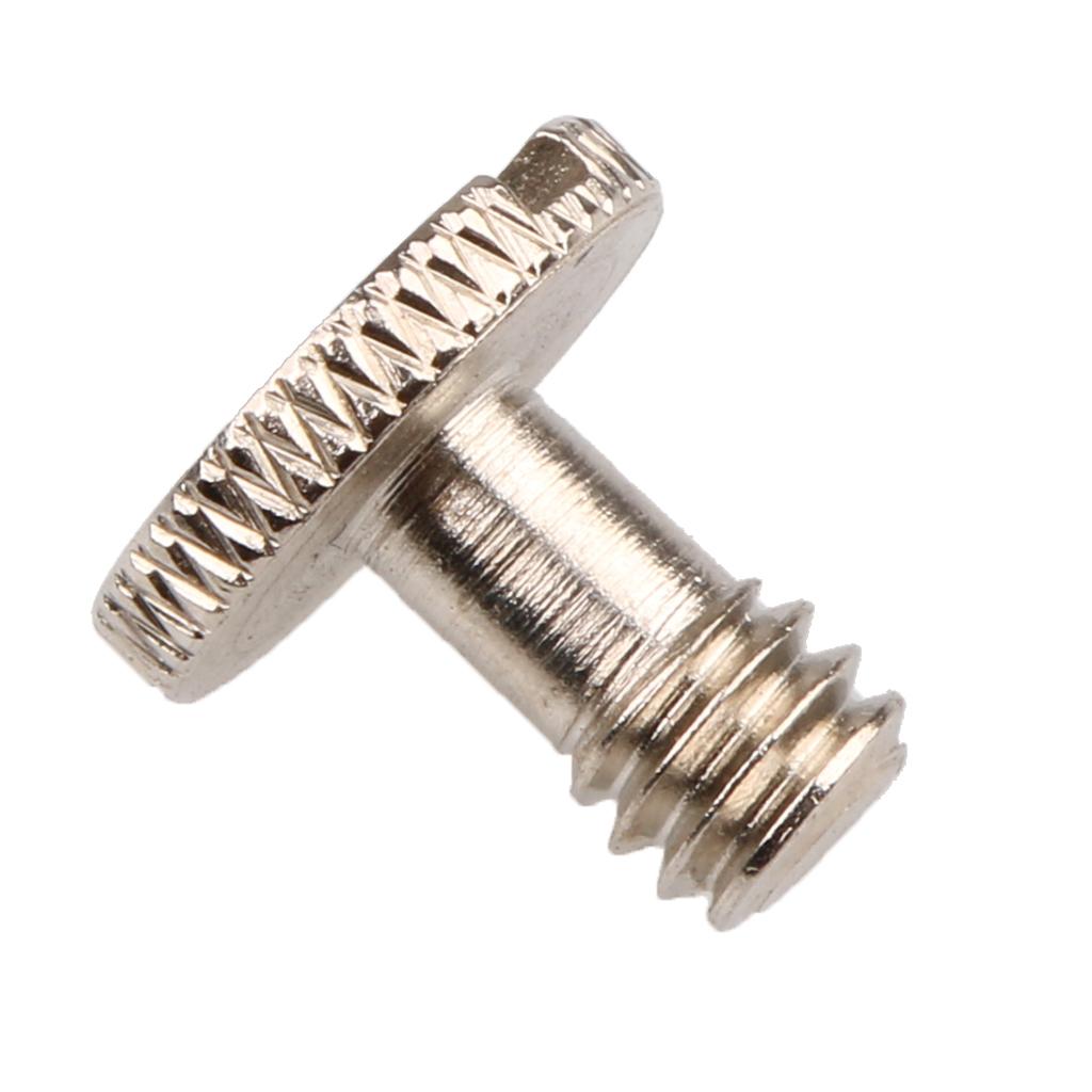 1/4" Metal Camera Mounting Screw for Tripod Monopod Quick Release Plate